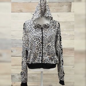 Victoria secret leopard print jacket.
